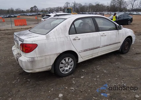 2004 Toyota Corolla Le from USA, damaged, VIN 2T1BR32E74C270959